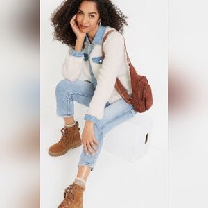 NWT Maurices Sherpa Jean Jacket